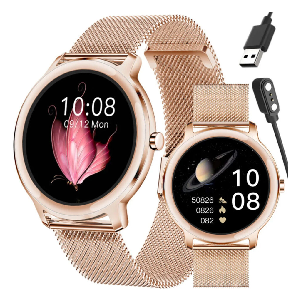 Smartwatch damski Rubicon RNBE66 z wymiennymi tarczami
