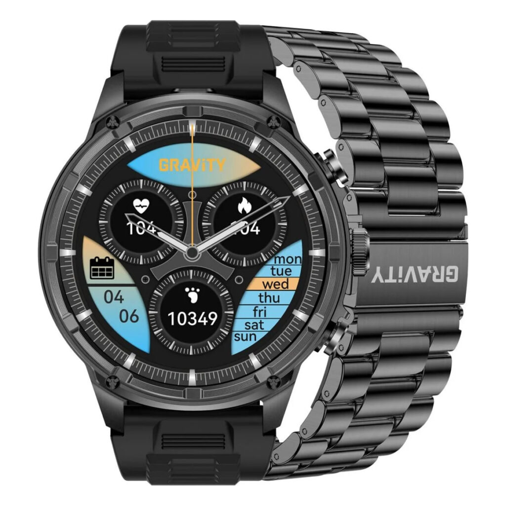 Smartwatch męski Gravity GT41-1 z funkcją rozmów i dodatkową bransoletą