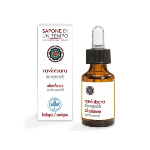 Olejek eteryczny BIO z Liści drzewa Ravintsara 15 ml - SAPONE DI UN TEMPO