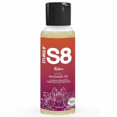 S8 Olejek do masażu Relax Zielona Herbata 125 ml naturalna pielęgnacja