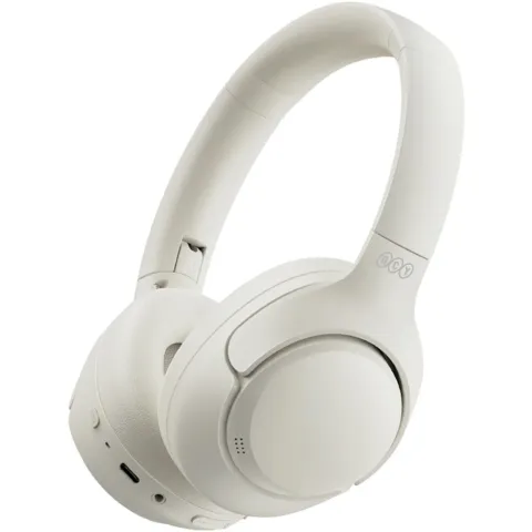 Słuchawki bezprzewodowe nauszne H3 ANC Bluetooth Hi-Res Audio - białe