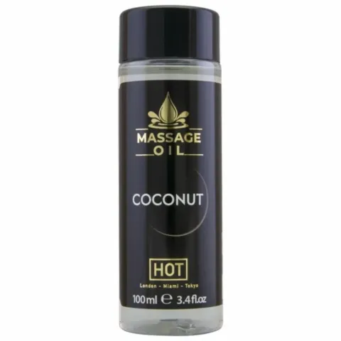 HOT Olejek do masażu kokosowy 100 ml z witaminą E - pielęgnacja skory