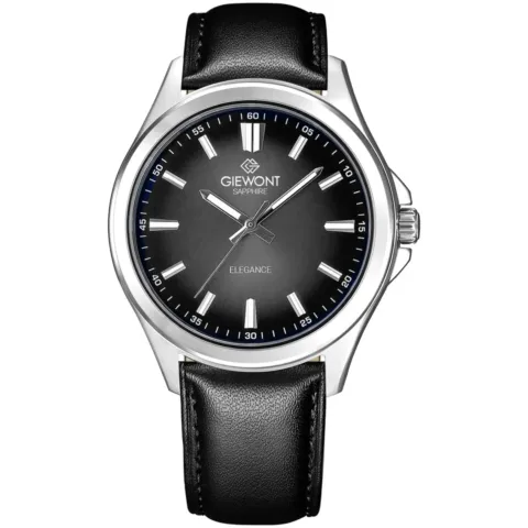 Zegarek Męski Giewont Elegance Sapphire Czarny GW5160-A2