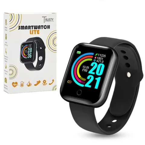 Zegarek Smartwatch Trusty Lite Czarny PL Menu / Aplikacja