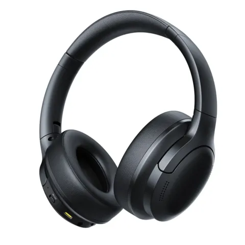 Słuchawki bezprzewodowe nauszne mocny bas Bass BH1 Bluetooth - czarne