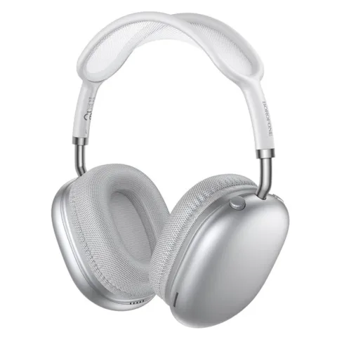 Słuchawki nauszne Borofone BO36 Tone bluetooth srebrne
