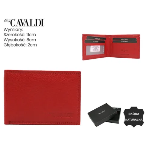 portfel skórzany CW1017-NDM-0896 RED
